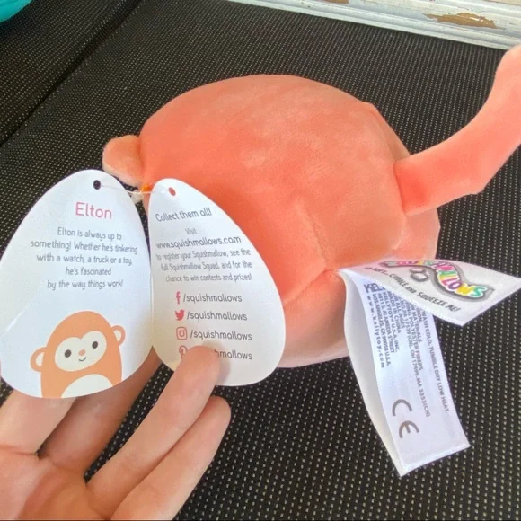 NWT 2 rare 5” squishmallows Malcom and Elton - Picture 5 of 9